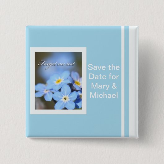 青忘れのMe-Not写真 缶バッジ (正面)