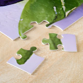 青忘れフローラ水色ではない ジグソーパズル (側面)