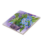 青忘れフローラ水色ではない タイル (側面)