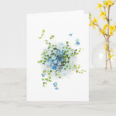 青忘れヴィンテージ カード (黄色い花)