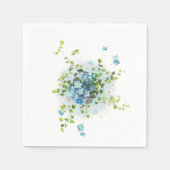 青忘れヴィンテージ スタンダードカクテルナプキン (正面)