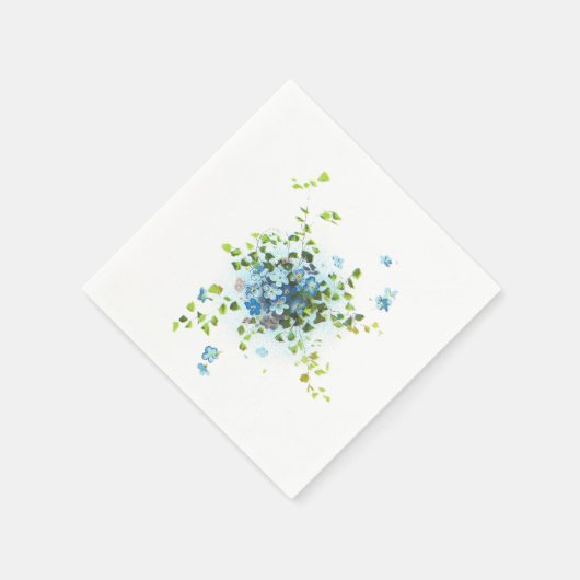 青忘れヴィンテージ スタンダードカクテルナプキン (角)