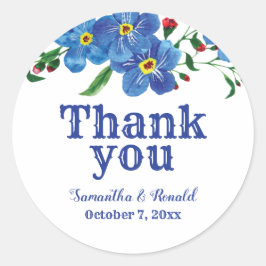 青忘れ水の色は結婚ありがとう ラウンドシール