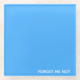 青忘れ色ではない名前 ガラスコースター