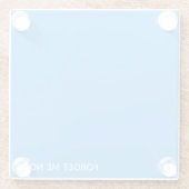 青忘れ色ではない名前 ガラスコースター (裏面)