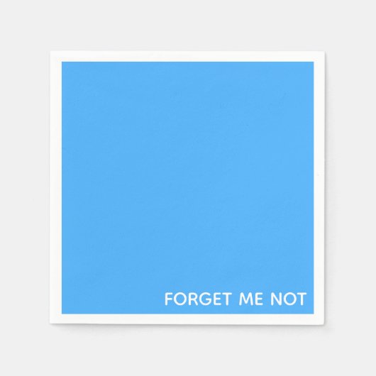 青忘れ色ではない名前 スタンダードカクテルナプキン (正面)