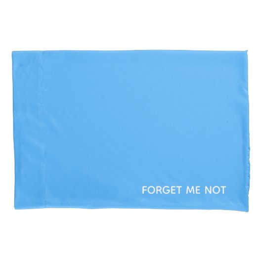 青忘れ色ではない名前 枕カバー (正面)