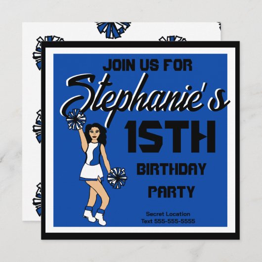 青応援#2 招待状 (正面/裏面)