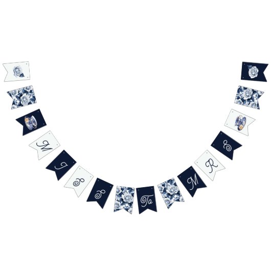 青恋しく思いブライダルシャワー夫人に バンティングフラッグ (全)