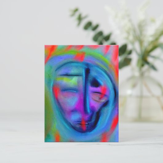 青感じ色 ポストカード (スタンド正面)