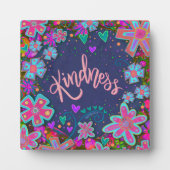 青感動的かわいらしい親切のインスピレーション フォトプラーク (正面)