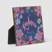 青感動的かわいらしい親切のインスピレーション フォトプラーク (正面)