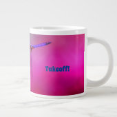 青感動的紫トンボ ジャンボコーヒーマグカップ (右)