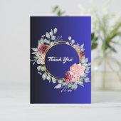 青感謝していいあいさつカード サンキューカード (スタンド正面)