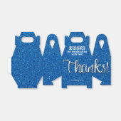 青感謝していフェイクグリッター フェイバーボックス (折り畳みなし)