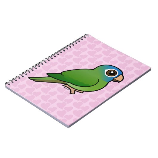 青戴冠させたConure ノートブック (左側)