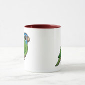 青戴冠させたConure マグカップ (中央)
