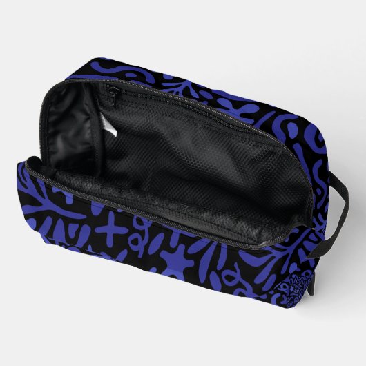 青抽象芸術の継ぎ目 ドップキット (見開き)