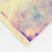 青抽象芸術フラクタル描写バックグラウンド3d'3d, a フリースブランケット (角)