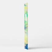 青抽象芸術フラクタル描写バックグラウンド3d'3d, a Case-Mate iPhoneケース (裏面 / 右)