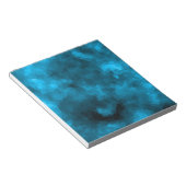 青抽象芸術多角形 ノートパッド (アングル)