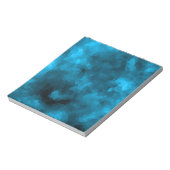 青抽象芸術多角形 ノートパッド (回転)