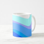 青抽象芸術1112 コーヒーマグカップ (正面右)