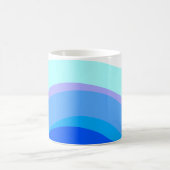 青抽象芸術1112 コーヒーマグカップ (中央)