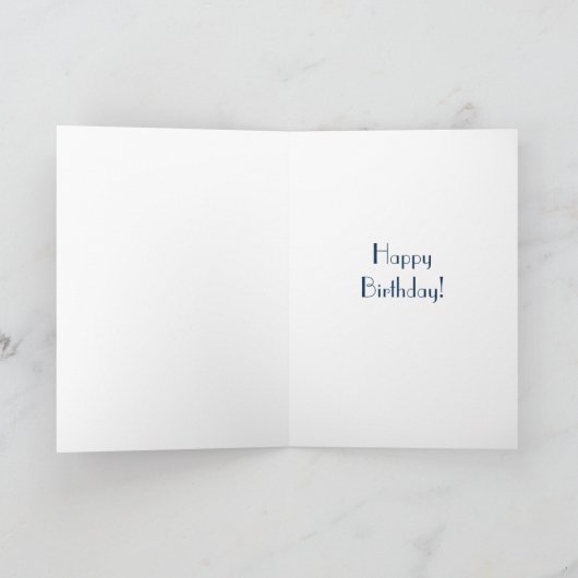 青抽象芸術 カード (内部)