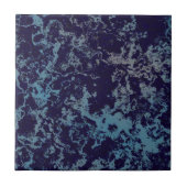 青抽象芸術 タイル (正面)