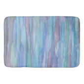 青抽象芸術: 1月の朝 バスマット (正面)