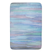 青抽象芸術: 1月の朝 バスマット (正面縦)