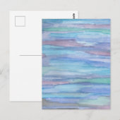 青抽象芸術: 1月の朝 ポストカード (正面/裏面)