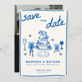 青描一緒結婚に写真 セーブザデート (正面/裏面)