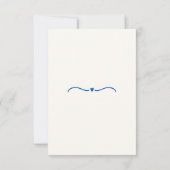 青描一緒結婚に 出欠カード (裏面)