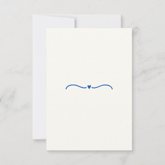 青描一緒結婚に 出欠カード (裏面)