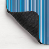 青数々の色のストライプ多くの色 マウスパッド (コーナー)