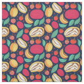 青数々の色の果実 ファブリック (見本)