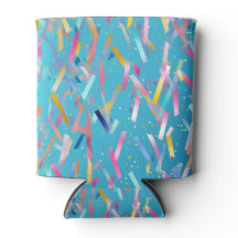 青数々の色の紙吹雪背景