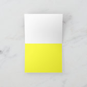 青数々の色の蝶 カード (内部)