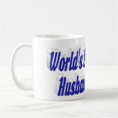 青文字の夫の写真入りコーヒーマグ コーヒーマグカップ (左)