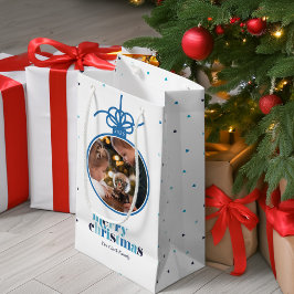 青文字オーナメント写真 スモールペーパーバッグ