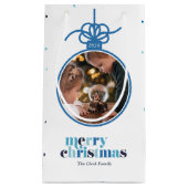 青文字オーナメント写真 スモールペーパーバッグ (正面)