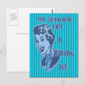 青文法婦人はがきを見る ポストカード (正面/裏面)