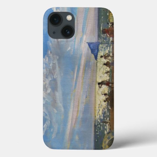 青旗賞および赤い太陽の陰Montalivet Case-Mate iPhoneケース (裏面)