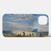 青旗賞および赤い太陽の陰Montalivet Case-Mate iPhoneケース (裏面 (横))