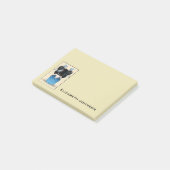 青日本のい服を着たかわいいコケシ人形 ポストイット (アングル)