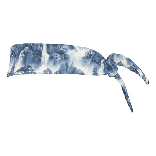 青日本のい白磁の水庭 タイヘッドバンド (回転90)