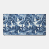 青日本のい白磁の水庭 デスクマット (正面)