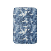 青日本のい白磁の水庭 バスマット (正面縦)